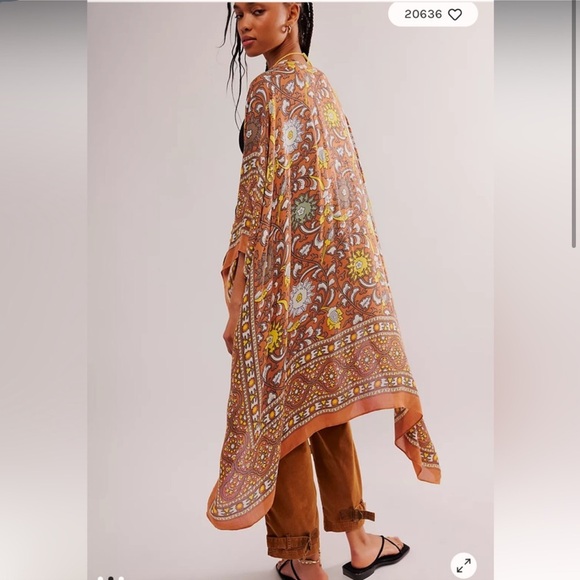 Free People Magic Dance Border Kimono. - Picture 3 of 6
